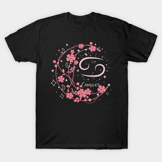 Cancer (June 21 July 22) T-Shirt by Annabelhut